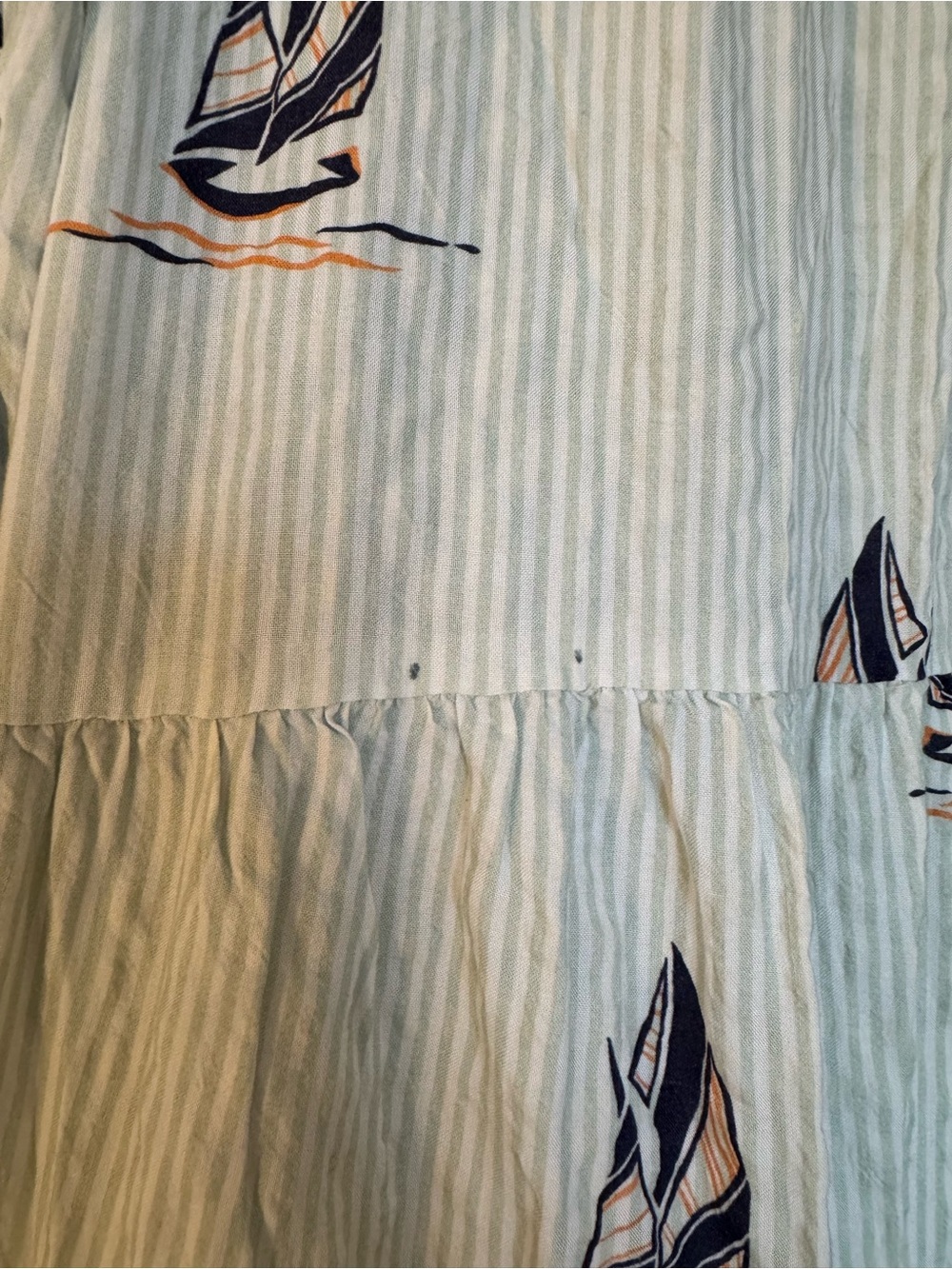 Anthropologie Tiered Maxi Dress with Sailboats - Picture 6 of 7